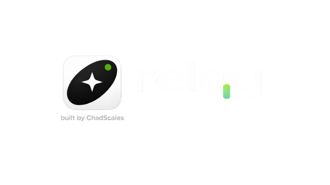 ChadScales logo, builder of the Relay missed-call product for trade businesses